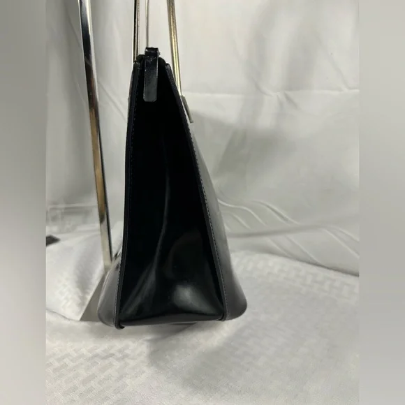 Céline Vintage Structured Tote w/Sculptural Metal Handles, Rare Collector Piece - Picture 4 of 13